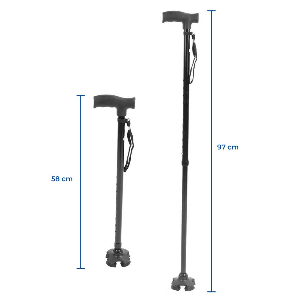 Canne de Marche Quadripode