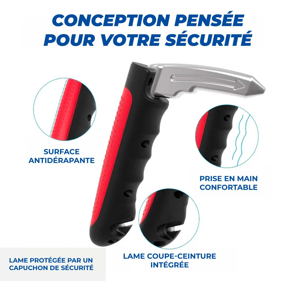 Poignée d’Aide Voiture Senior - Appui Sécurisé