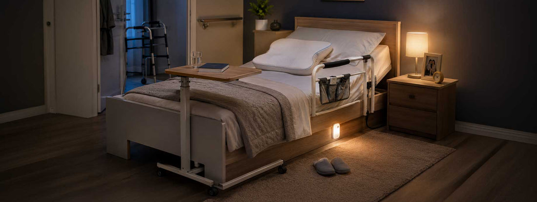Aménager la chambre d'une personne âgée : sécurité la nuit