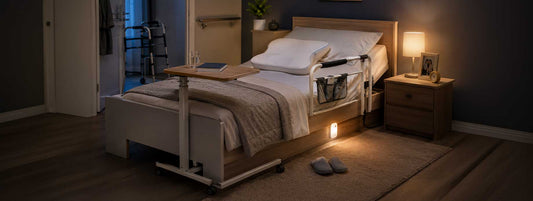 Aménager la chambre d'une personne âgée : sécurité la nuit