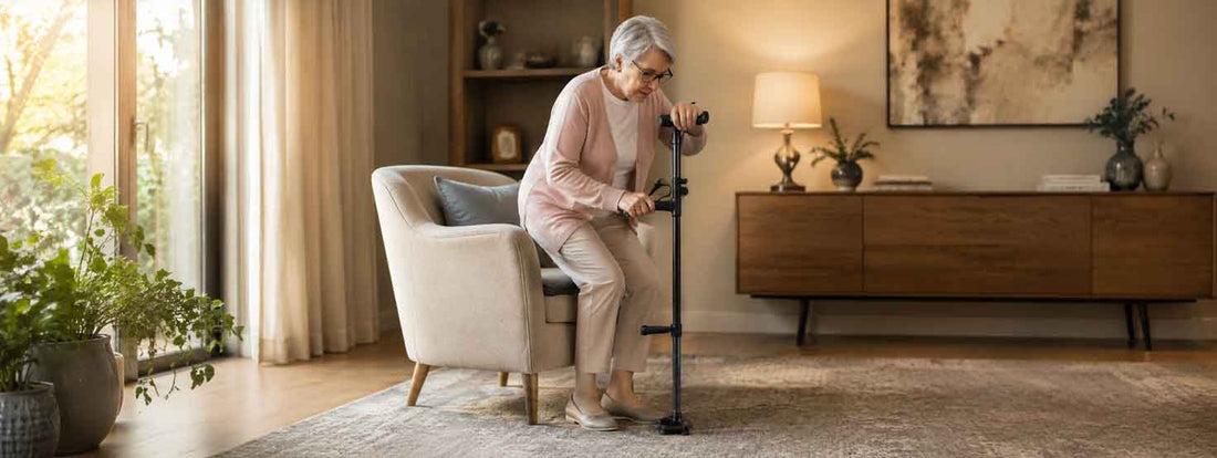 Canne quadripode : à quoi servent vraiment les 4 pieds ?