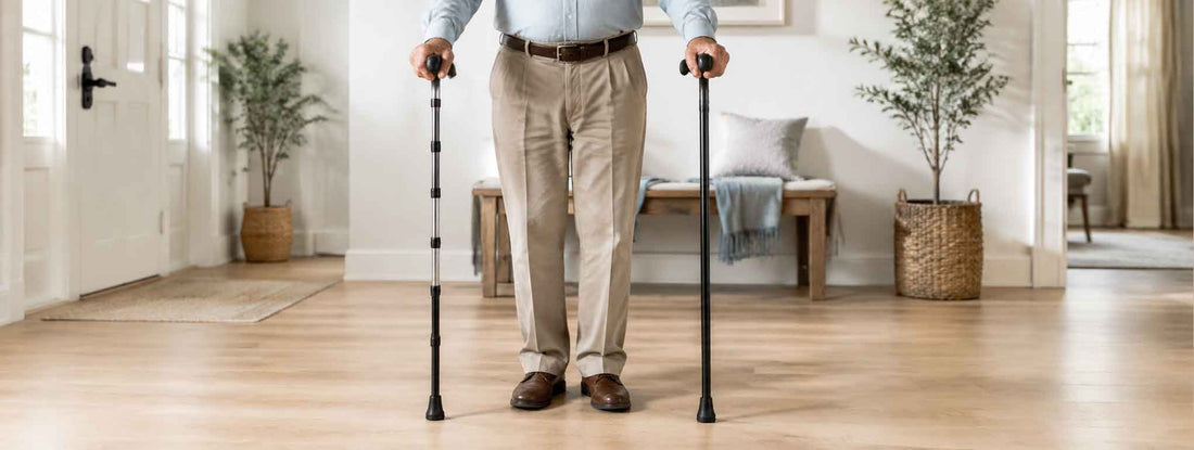 Canne pliante senior : est-elle aussi solide qu'une fixe ?