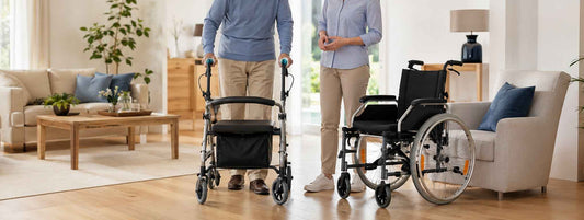 Déambulateur ou fauteuil roulant ? Les signes qui alertent