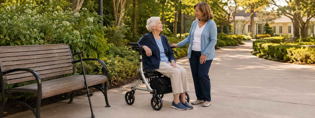 Quand passer de la canne au déambulateur ? Les 5 signes