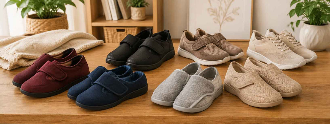 Chaussures et Chaussons senior : antidérapantes, pieds gonflés, scratch