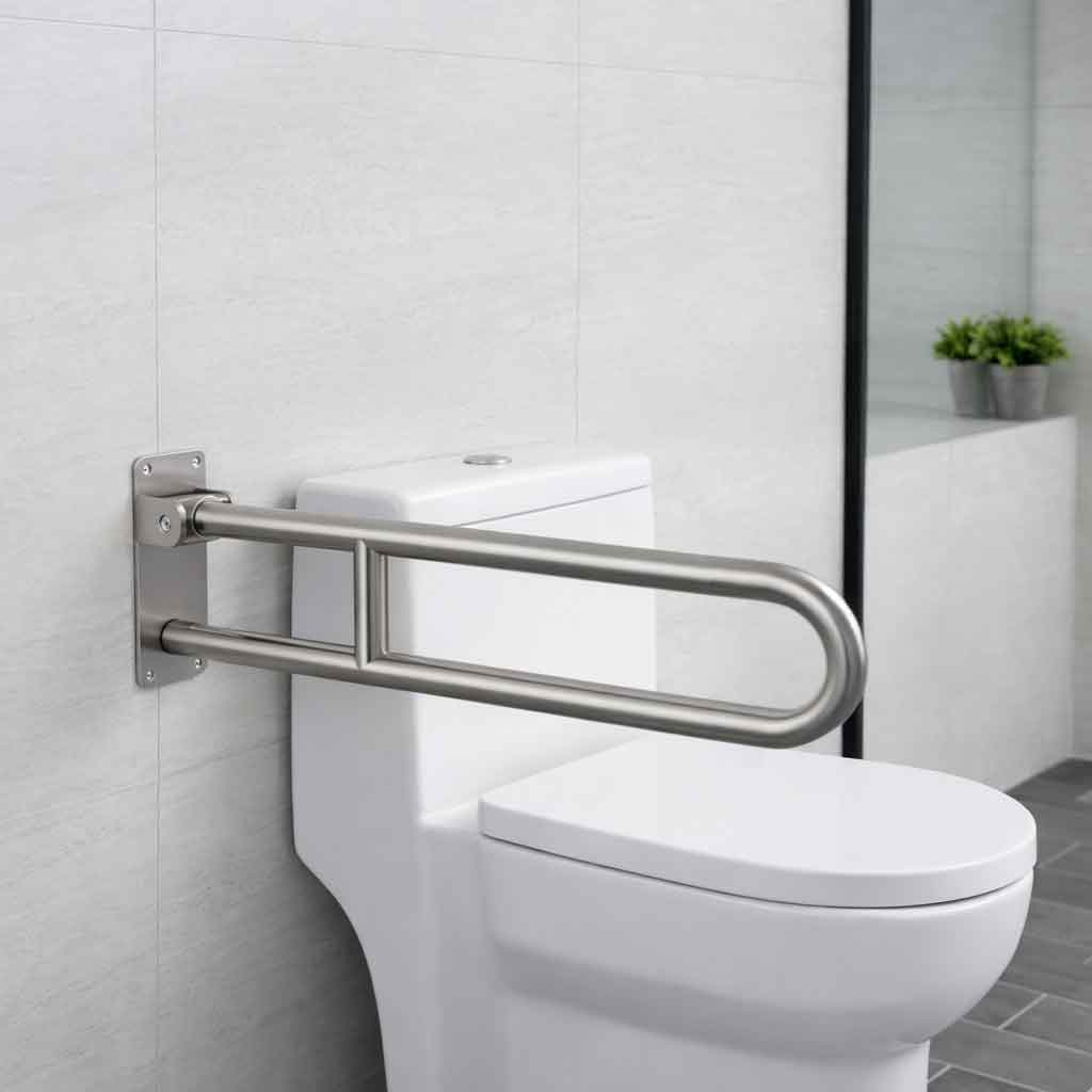 Barre Murale Escamotable pour WC