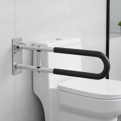 Barre d'Appui WC Murale Pliable