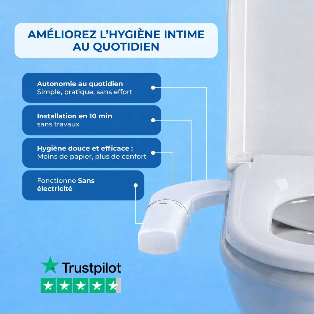 Bidet de Toilette Senior - Hygiène Intime