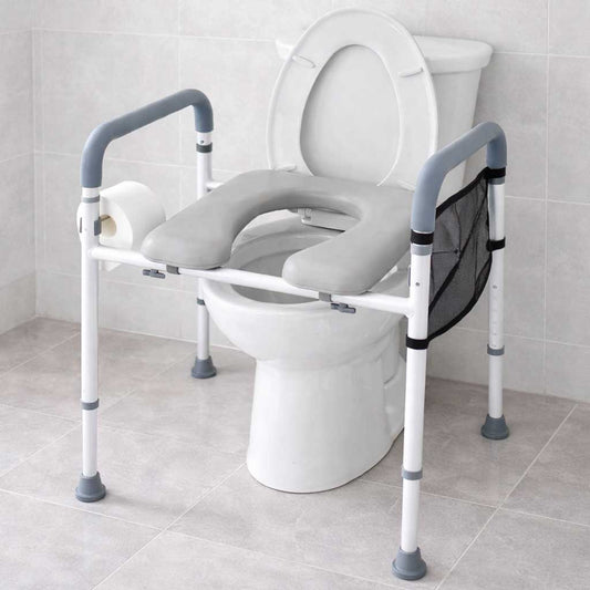 Cadre Réhausseur Toilette Assise Rembourrée