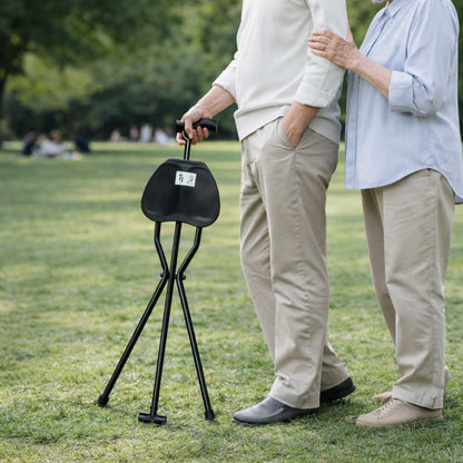 Canne Siège Pliante 2-en-1