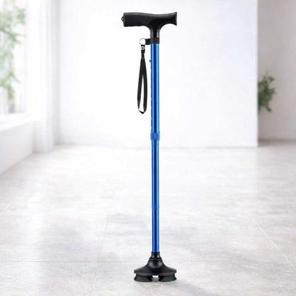 Canne de Marche Quadripode Pliable