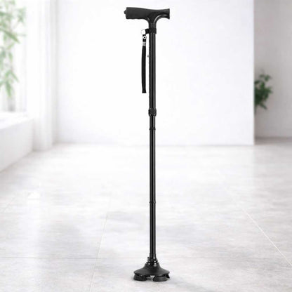 Canne de Marche Quadripode Pliable