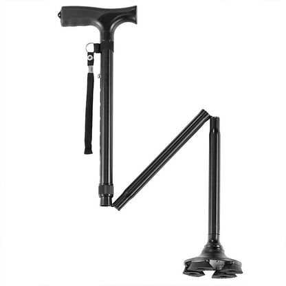Canne de Marche Quadripode Pliable