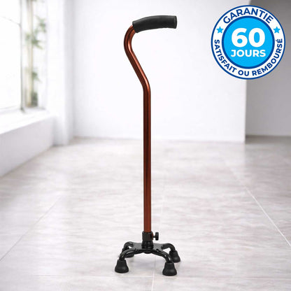 Canne de Marche Quadripode Base Large