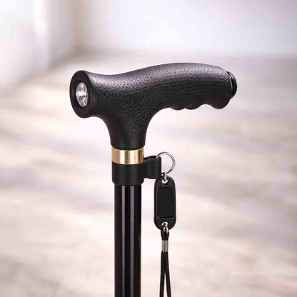 Canne Quadripode Large avec LED