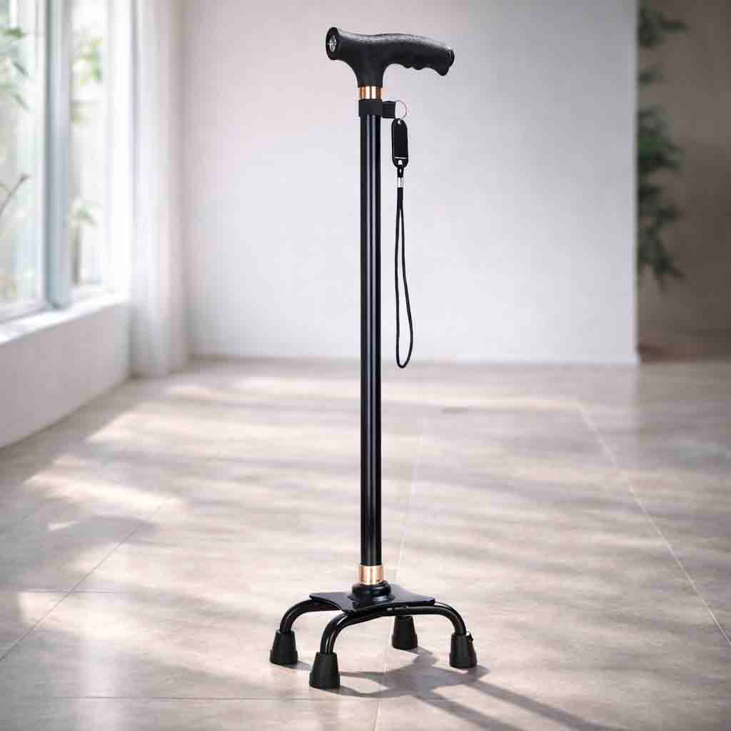 Canne Quadripode Large avec LED