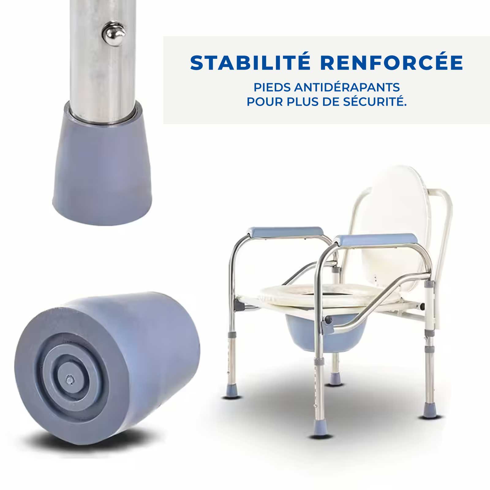 Chaise Percée de Toilette Pliable