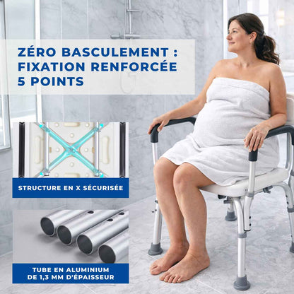 Chaise de Douche Senior Ajustable