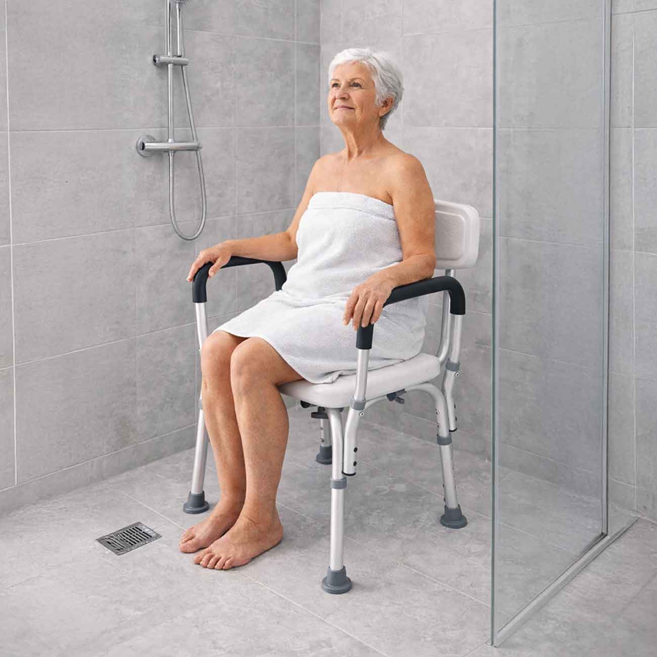 Chaise de Douche Senior Ajustable
