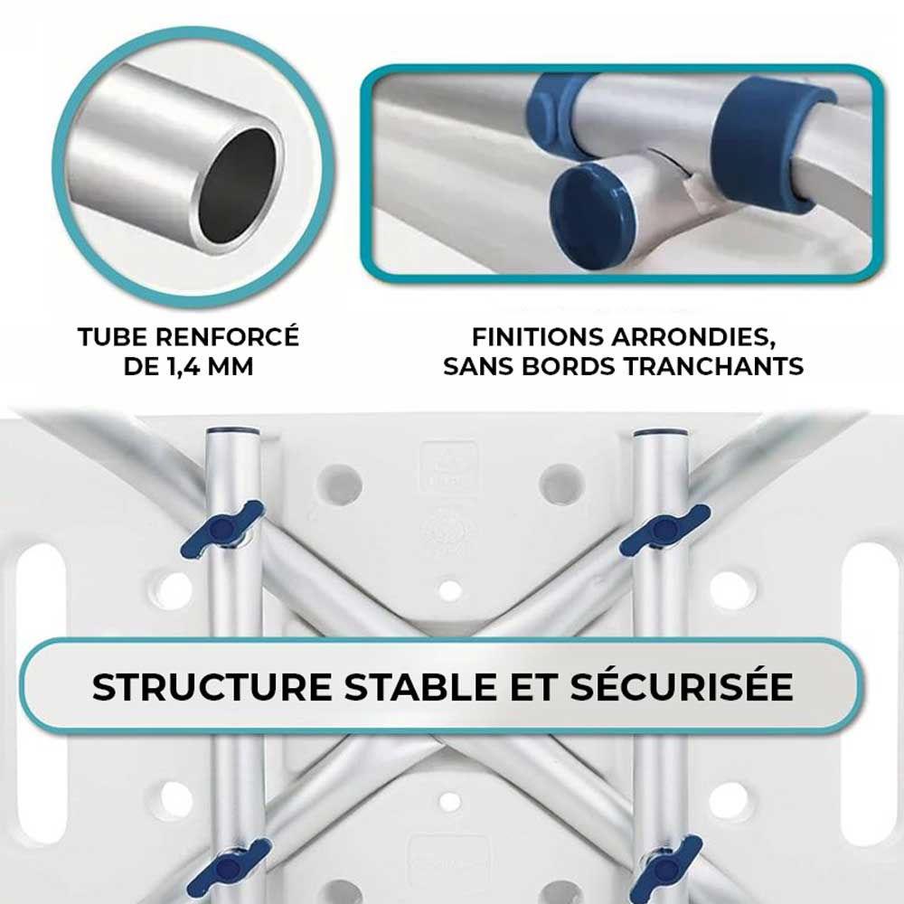 Chaise de Douche Senior Réglable