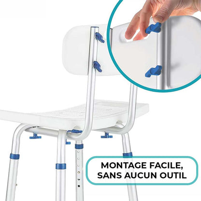 Chaise de Douche Senior Réglable