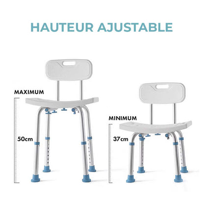 Chaise de Douche Senior Réglable