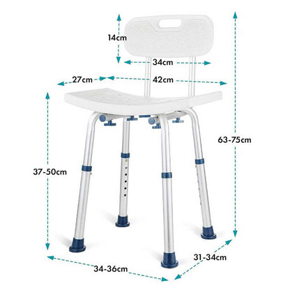 Chaise de Douche Senior Réglable