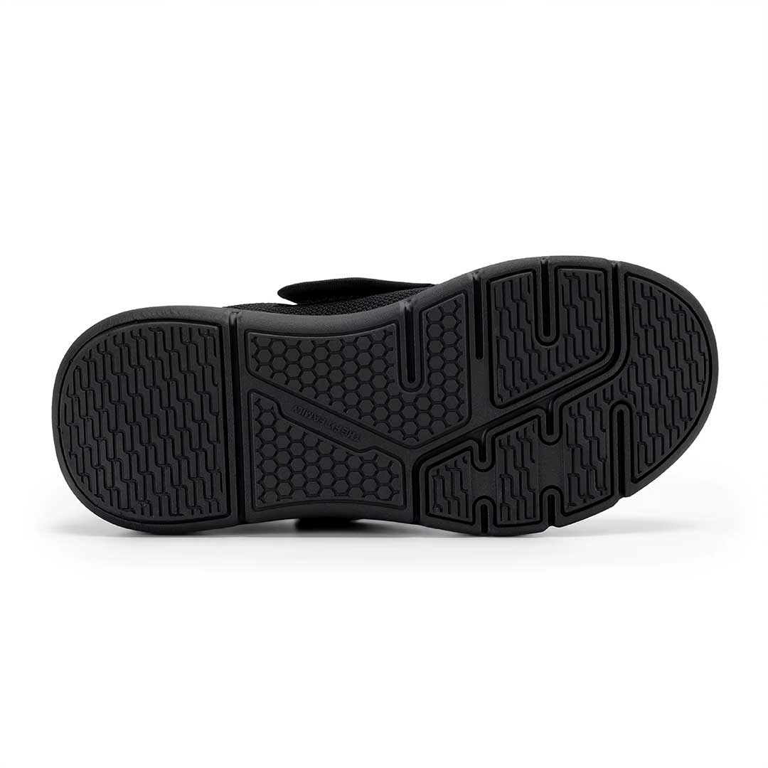 Chaussures orthopédiques homme senior à scratch