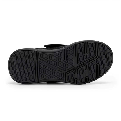 Chaussures orthopédiques homme senior à scratch