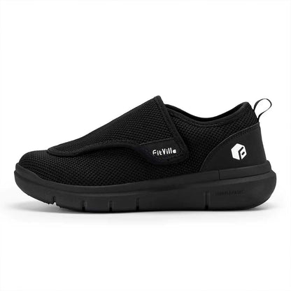 Chaussures orthopédiques homme senior à scratch