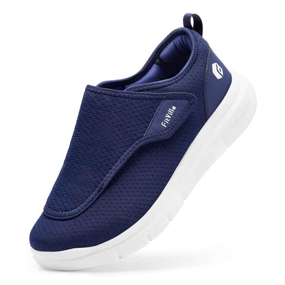 Chaussures orthopédiques homme senior à scratch