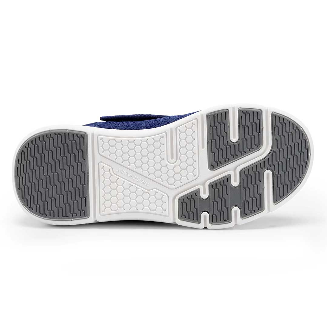 Chaussures orthopédiques homme senior à scratch