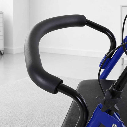 Déambulateur Rollator 4 Roues Pliable avec Siège