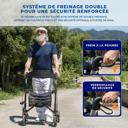 Déambulateur Rollator Luxe Tout-Terrain