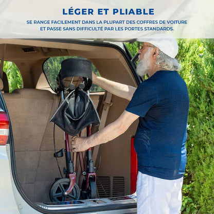 Déambulateur Rollator Luxe Tout-Terrain