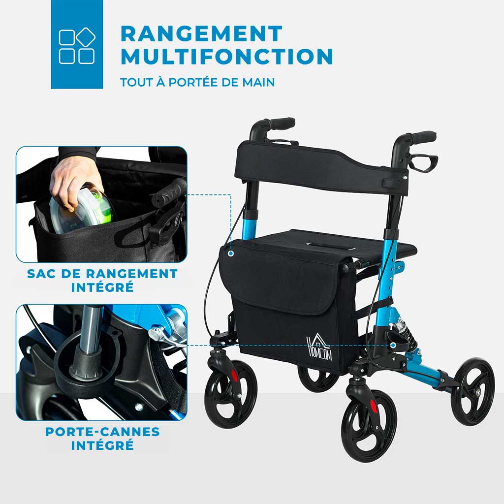 Déambulateur Rollator Tout-Terrain Renforcé