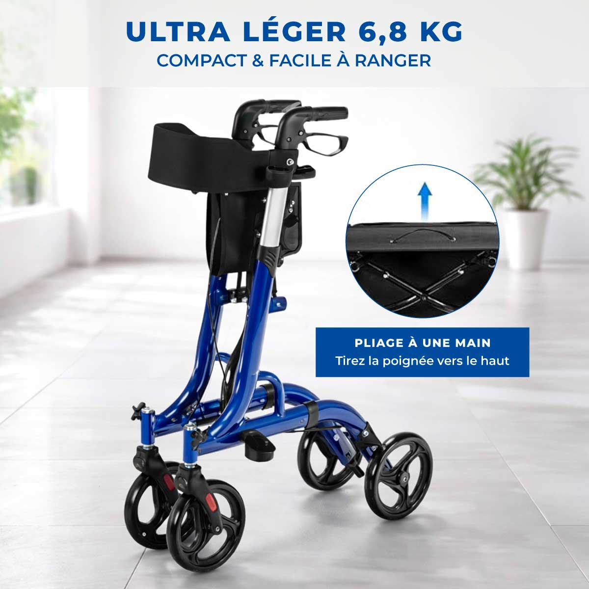 Déambulateur Rollator Tout-Terrain Ultra Léger