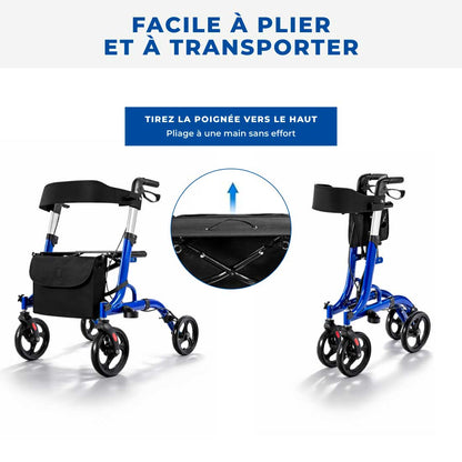 Déambulateur Rollator Tout-Terrain Ultra Léger