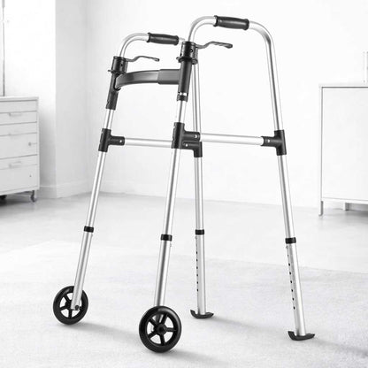 Déambulateur pliable à roulettes