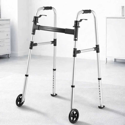 Déambulateur pliable à roulettes