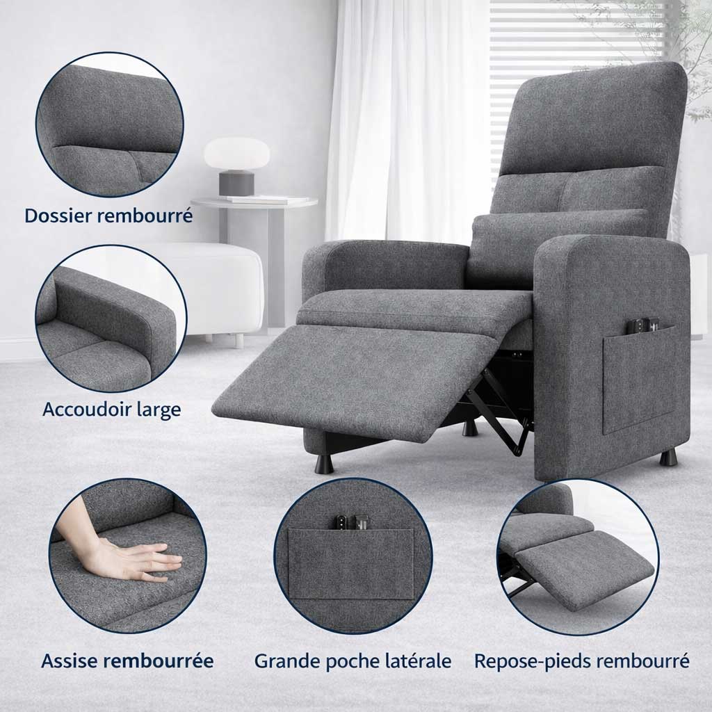 Fauteuil Relax Électrique et Massant