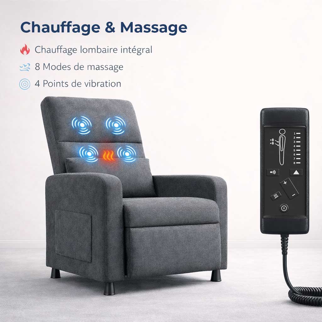 Fauteuil Relax Électrique et Massant