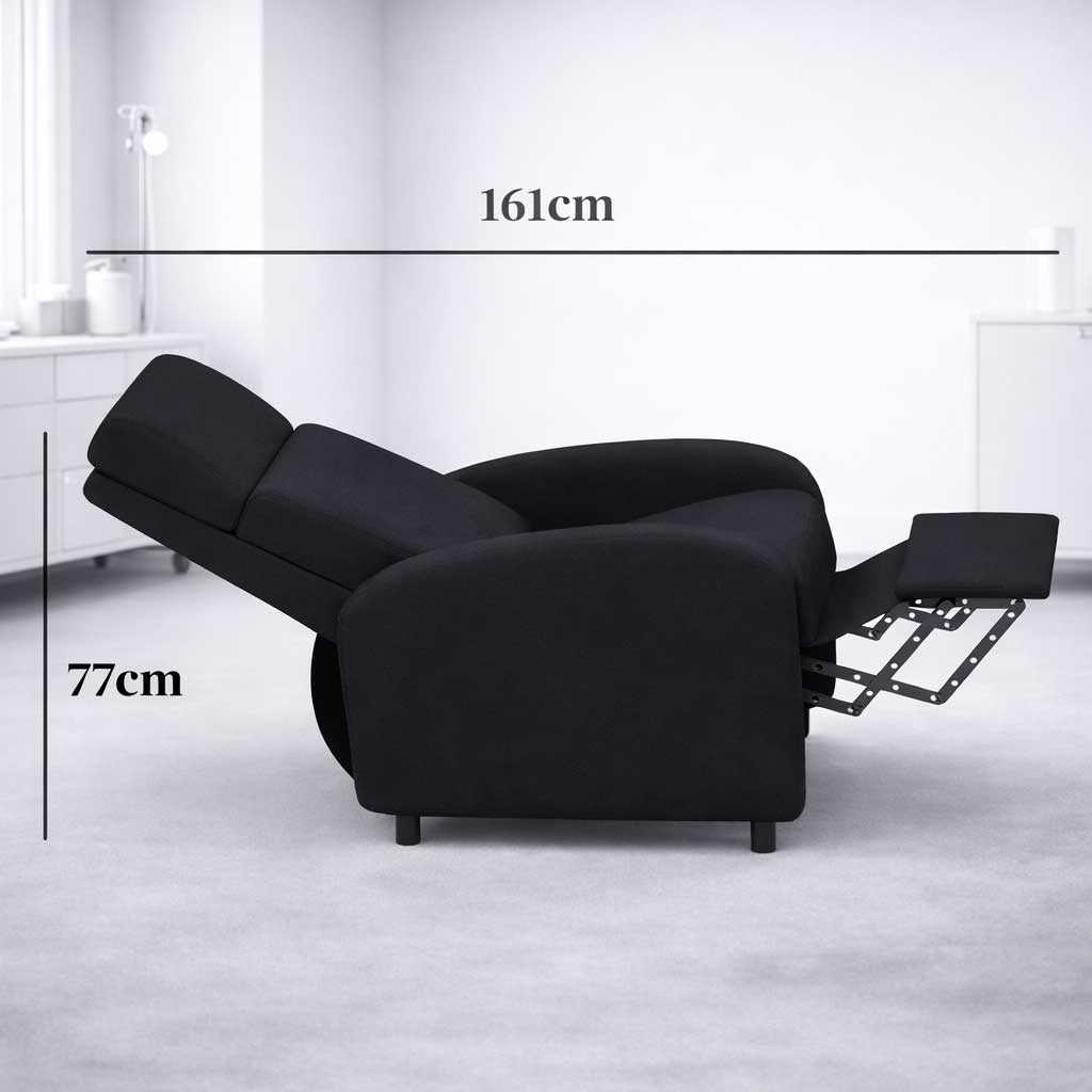 Fauteuil Relax Inclinable avec Repose-Pieds