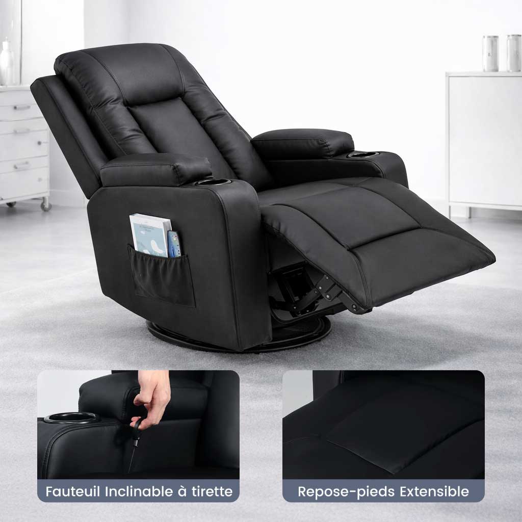 Fauteuil Relax Rocking-Chair & Pivotant