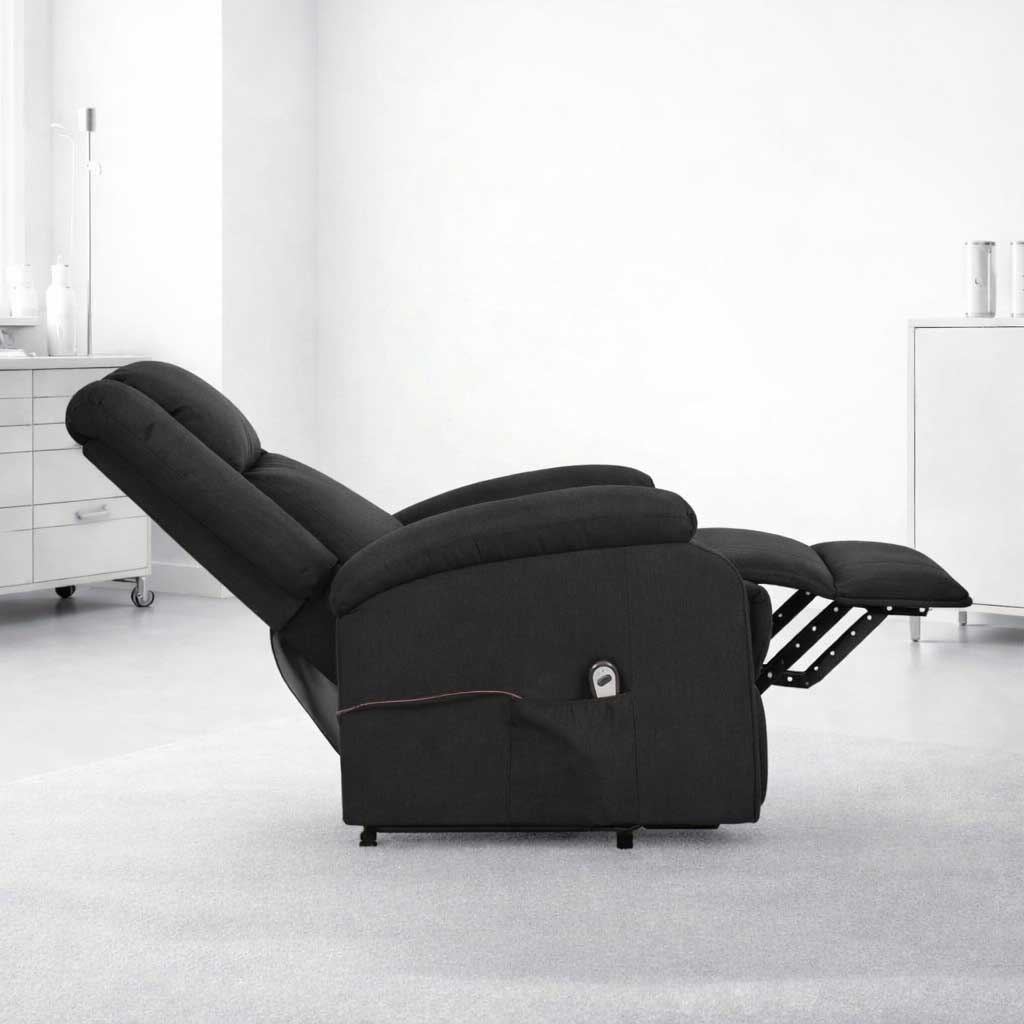 Position allongée complète du fauteuil relax électrique pour repos optimal