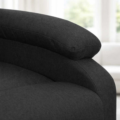 Détail du rembourrage confortable du fauteuil releveur électrique