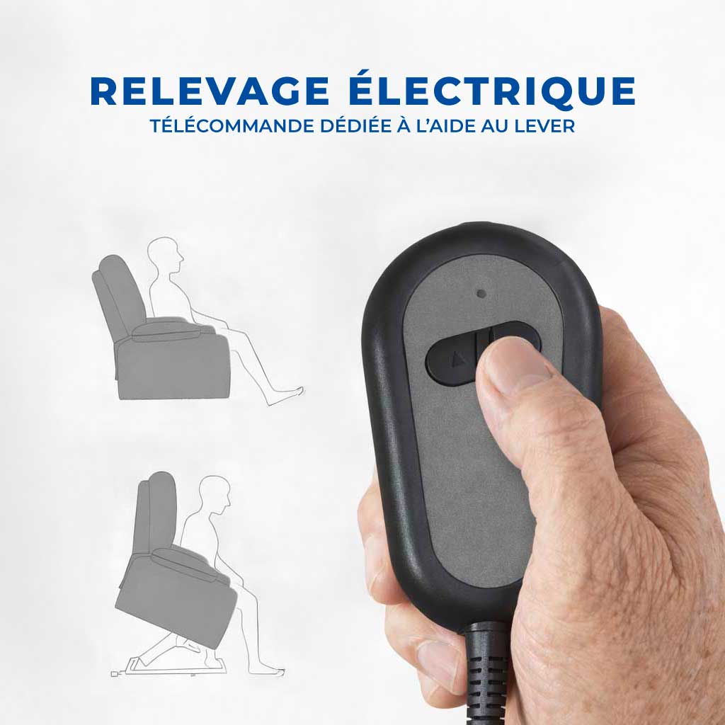 Télécommande de contrôle du fauteuil releveur électrique avec positions réglables