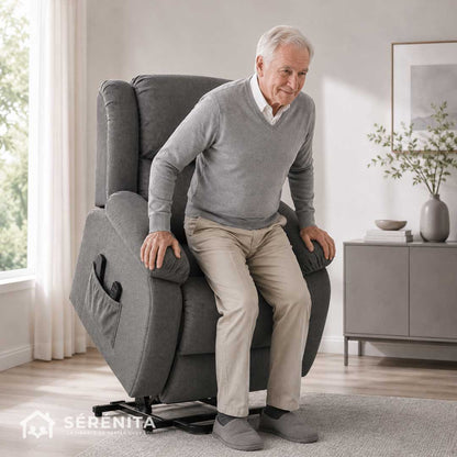 Fauteuil releveur électrique - Massage et chaleur lombaire