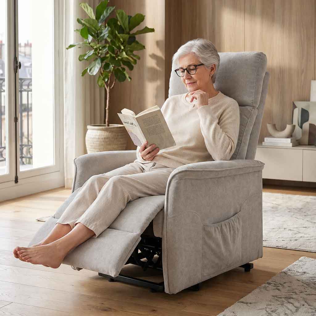 Fauteuil releveur électrique en chenille