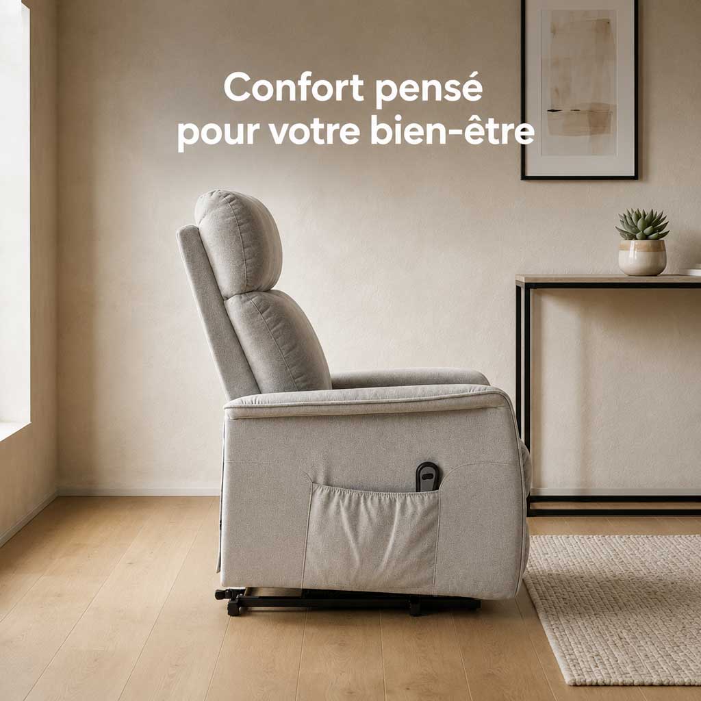 Fauteuil releveur électrique en chenille